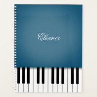 Peacock Blue Piano Music Tastatur individuell ange