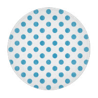 Peacock Blue Polka Dots Circles