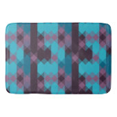 peacock blue, purple, topaz blue and thunder badematte (Vorderseite)