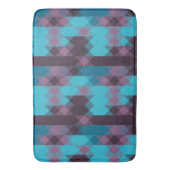 peacock blue, purple, topaz blue and thunder badematte (Vorderseite Vertikal)