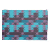 peacock blue, purple, topaz blue and thunder kissenbezug (Rückseite)