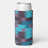 peacock blue, purple, topaz blue and thunder selters dosenkühler (Seltzer Rückseite)