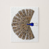 Peacock Blue Puzzle (Vertikal)