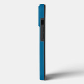 Peacock Blue Rainbow Case-Mate iPhone Hülle (Rückseite / Links)