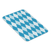 Peacock Blue Raute Kleine Diamantform Magnet (Rechte Seite)