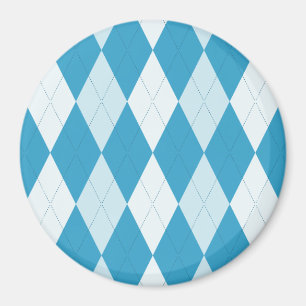 Peacock Blue Raute Kleine Diamantform Magnet