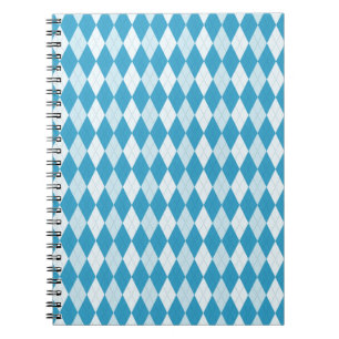Peacock Blue Raute Kleine Diamantform Notizblock