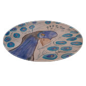 Peacock Blue Schneidebrett (Ecke)