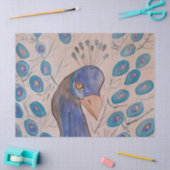 Peacock Blue Seidenpapier (Basteln)