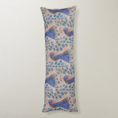 Peacock Blue Seitenschläferkissen (Rückseite (Vertikal))