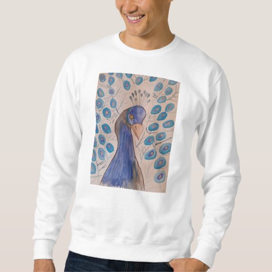 Peacock Blue Sweatshirt (Vorderseite)