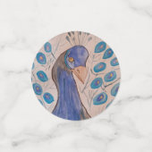 Peacock Blue Table Confetti Konfetti (Klein Vorderseite)