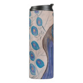 Peacock Blue Thermosbecher (Nach links gedreht)