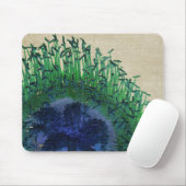 Peacock Blume Mousepad (Mit Mouse)