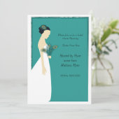 peacock_bridal_lade-01, Bitte treten Sie uns für e Einladung (Stehend Vorderseite)