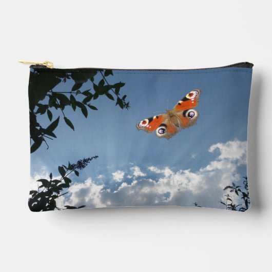 Peacock Butterfly Accessoire Bag Zubehörtasche (Vorderseite)