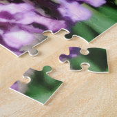 Peacock Butterfly auf Mauve Buddleia Puzzle (Seite)