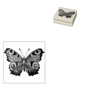Peacock Butterfly Gummistempel (Stempel)
