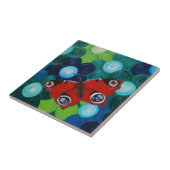 Peacock Butterfly-Malerei Fliese (Seite)