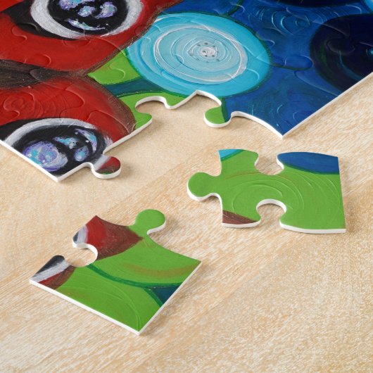 Peacock Butterfly-Malerei Puzzle (Seite)