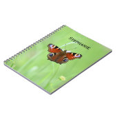Peacock Butterfly Notizblock (Linke Seite)