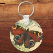 Peacock Butterfly Schlüsselanhänger (Vorderseite)