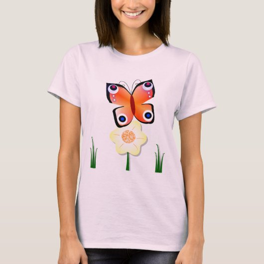 Peacock Butterfly-T - Shirt (Vorderseite)