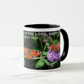 PEACOCK BUTTERFLY-Tasse Tasse (VorderseiteRechts)