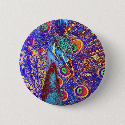 Peacock Button (Vorderseite)
