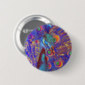Peacock Button (Vorne & Hinten)