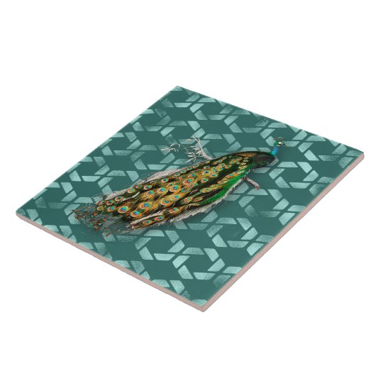 Peacock By D'Orbigny Fliese (Seite)