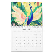 peacock calendar kalender (Jan 2027)