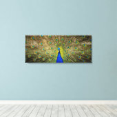 Peacock Canvas Print Leinwanddruck (Insitu (Holzboden))