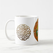 Peacock Celtic Deko Jeweled Kaffeetasse (Links)