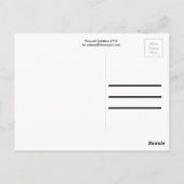 Peacock Color Spritzer Postkarte (Rückseite)