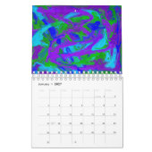 Peacock Colors Kalender (Jan 2027)