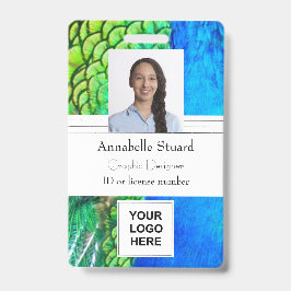 Peacock Creative bunt artiful business Ausweis