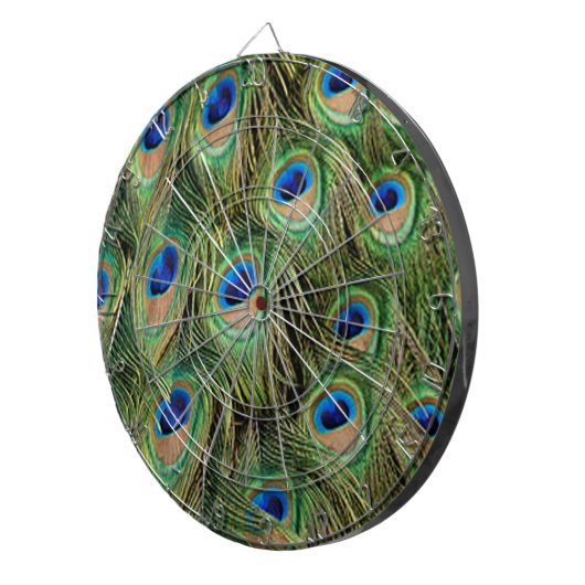 Peacock Dart Board Dartscheibe (Vorderseite rechts)