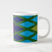 Peacock Diamond Monogram Jumbo-Tasse (Rechts)