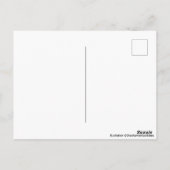 Peacock Door Watercolor Jaipur City Palace Pink Postkarte (Rückseite)