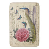 Peacock Dreams Badematte (Vorderseite Vertikal)