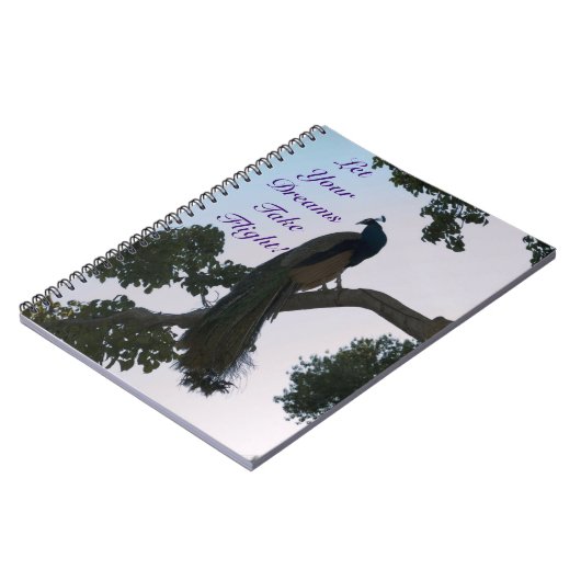 Peacock Dreams Notebook Notizblock (Linke Seite)