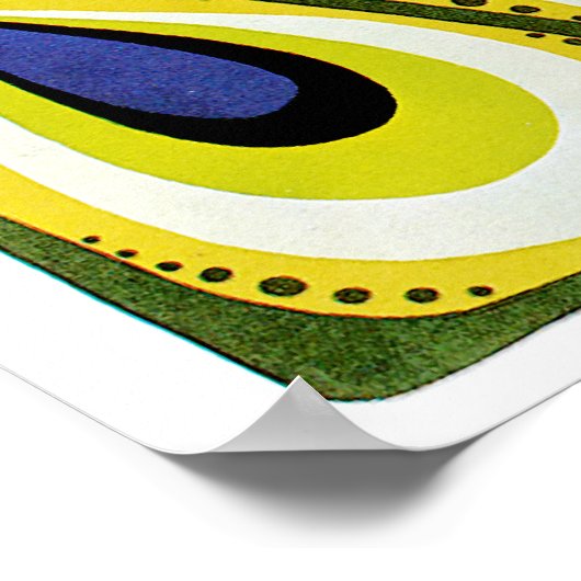 Peacock Edition, MacMillans Illustraded Poster (Ecke)