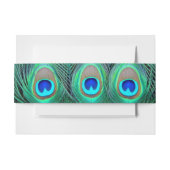 Peacock Einladungsbanderole (Vorderseite Beispiel)