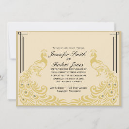 Peacock Elegance Ein perfektes Wochenende in Flair Einladung