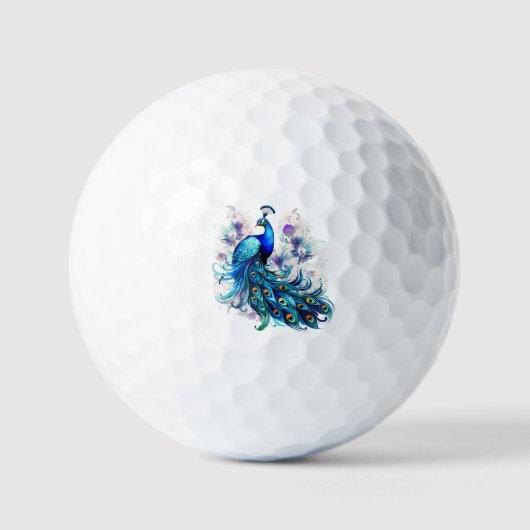 Peacock Elegance Golfball (Vorderseite)