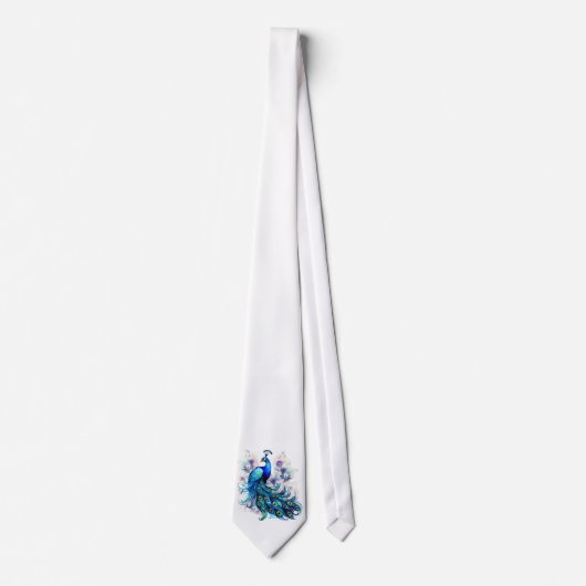 Peacock Elegance Krawatte (Vorderseite)