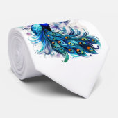Peacock Elegance Krawatte (Gerollt)