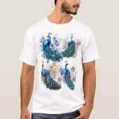 Peacock Elegance T-Shirt (Vorderseite)