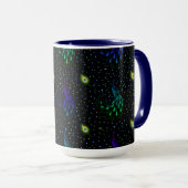 Peacock Elegance Tasse (VorderseiteRechts)